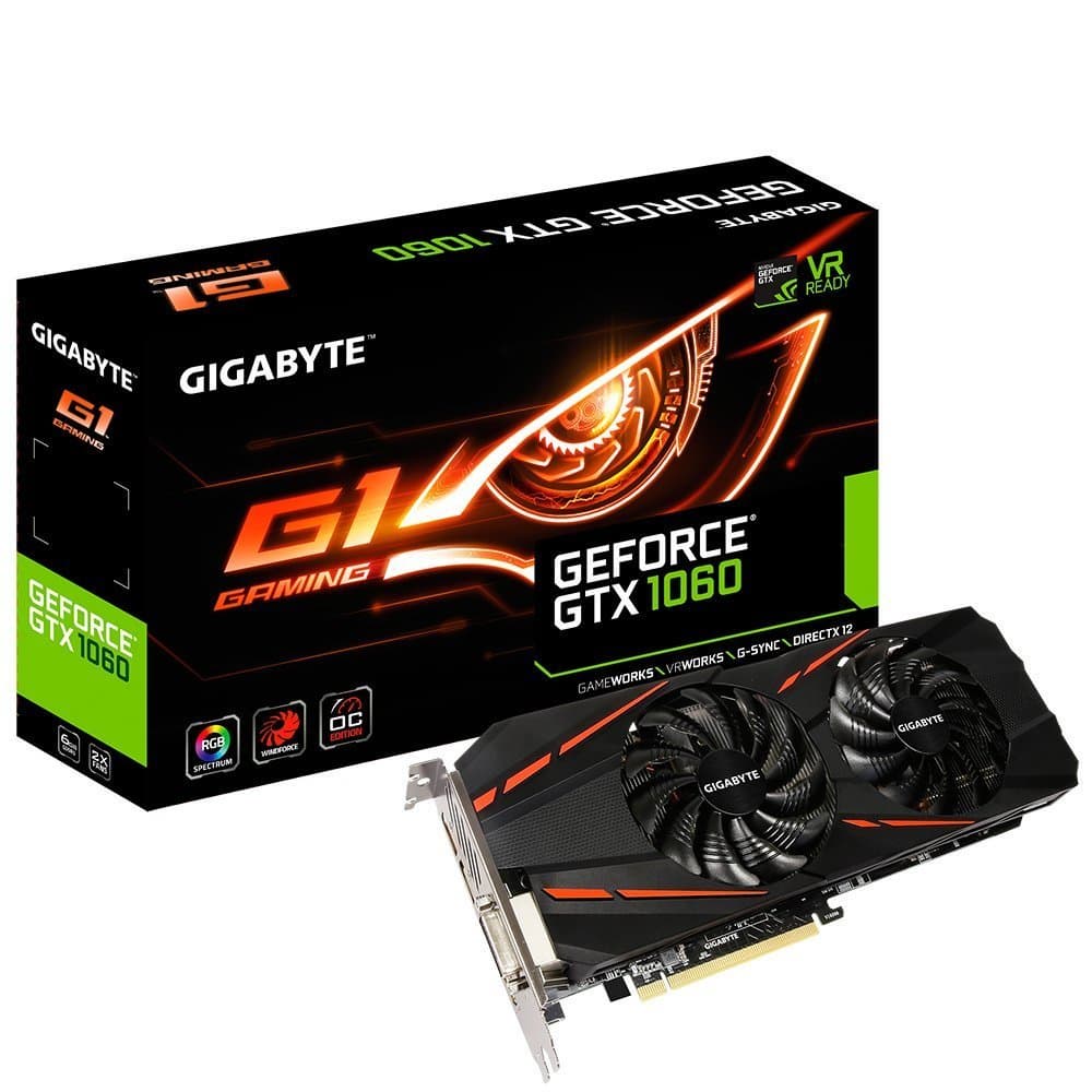 Gigabyte Geforce GTX 1060 G1 Gaming Gv_N1060G1GAMING_6Gd REV